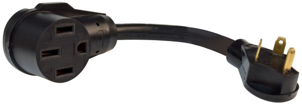 Mighty Cord 30AM-50AF Adapter Cord, 12″ , Bulk