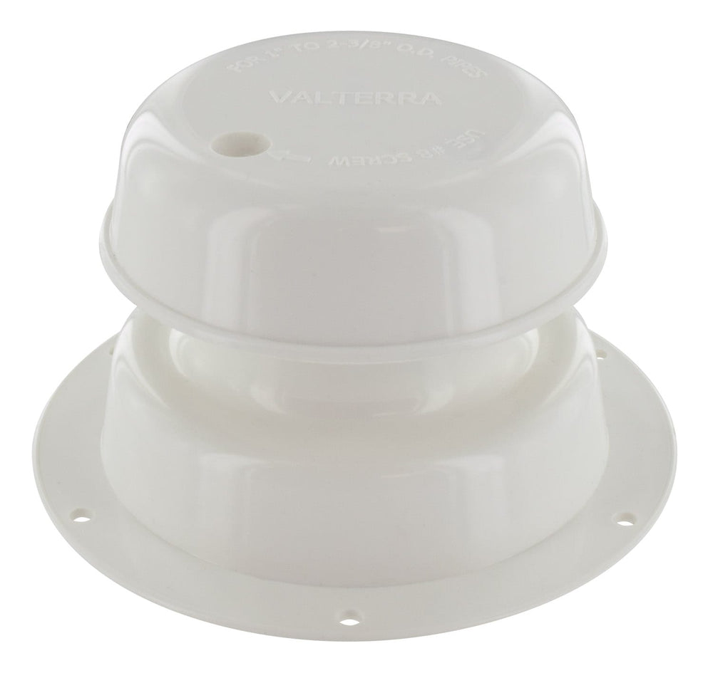 Valterra Universal Plumbing Vent Kit w/Putty & Screws, White, Carded A10-3389VP