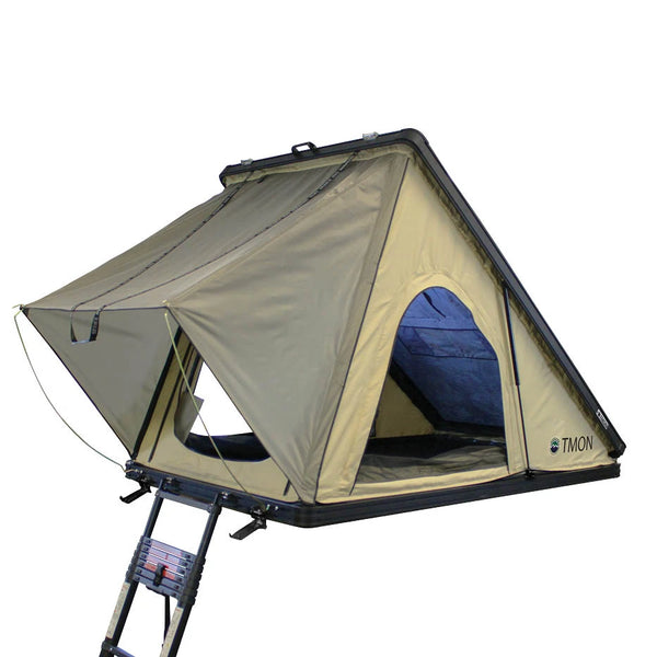 Overland Vehicle Systems LD TMON 2 Person Clamshell Aluminum Hard Shell Roof Top Tent 18119935