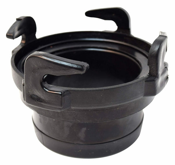 Valterra Hose Adapter, 3" Straight Rotating, Black, Bulk