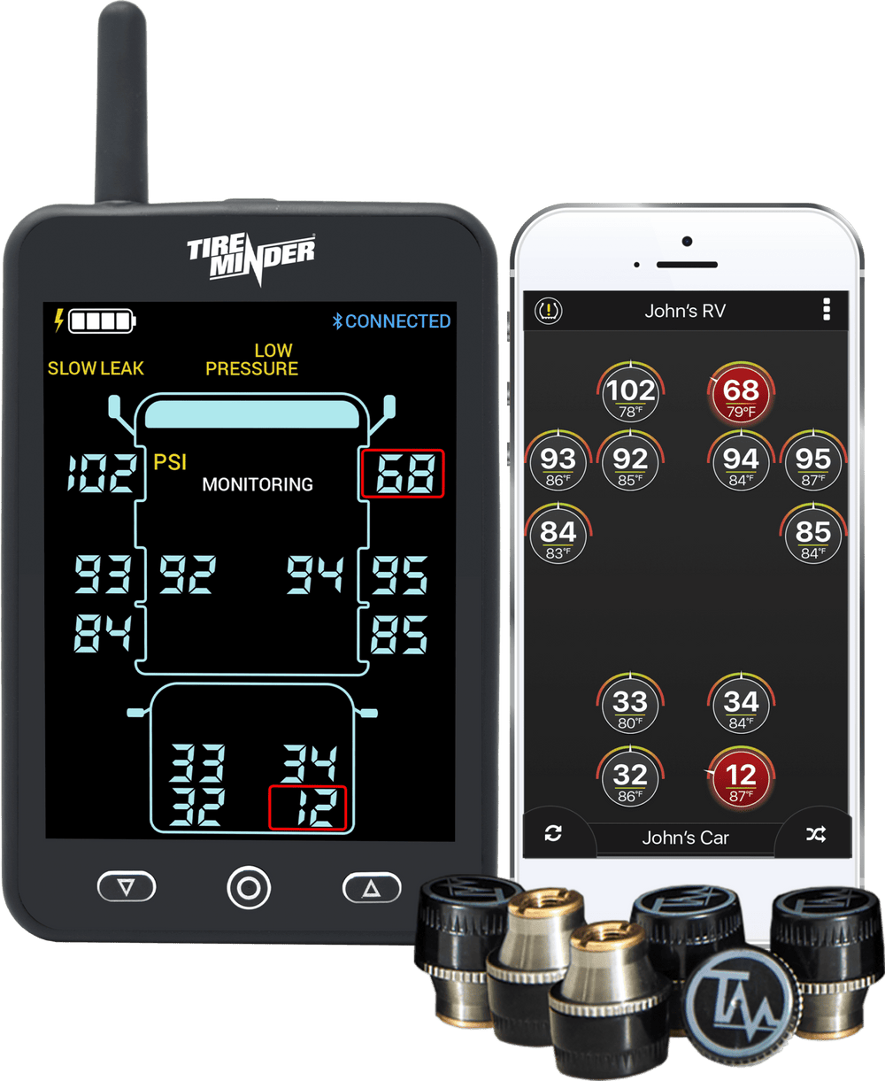 Valterra TireMinder A1AS with 6 External Transmitters