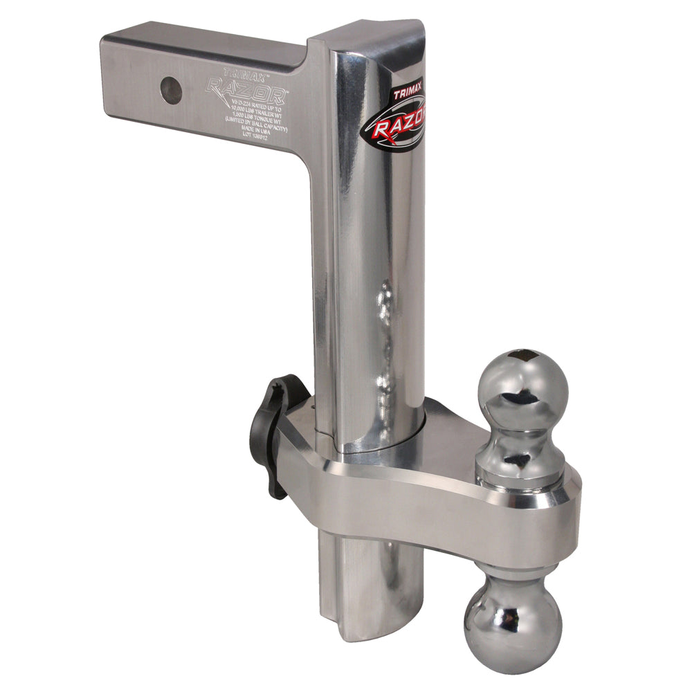 12” XTR ALUMINUM Hitch w/Locking Ball Mount (2″ Receiver)