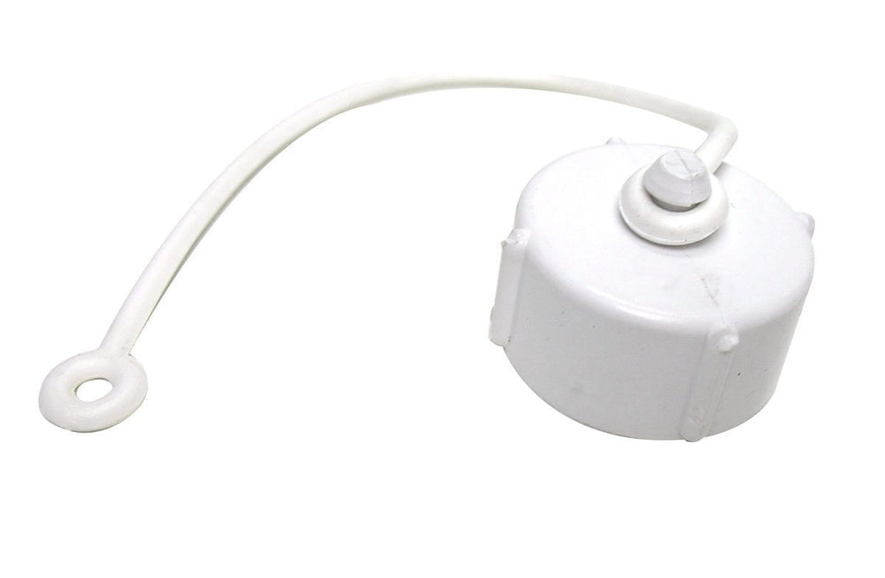 Valterra Hose Cap, 3/4″, with Strap, White, Bulk