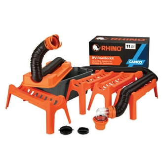 Camco RhinoFLEX RV Sewer Hose w Swivel Fittings, 4-in-1 ...