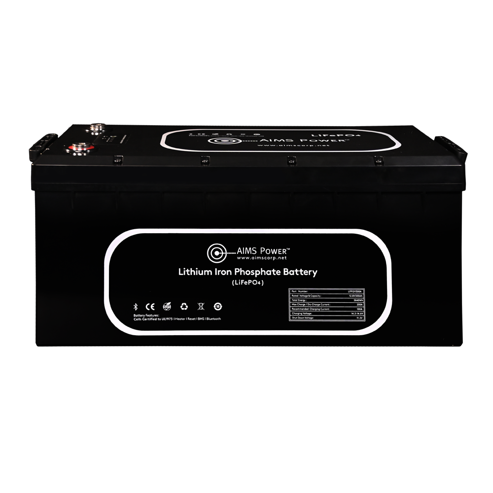 NEW! Lithium Battery 300Ah 3.84 kW with Wake Up, Heater & BT Monitoring 12V LiFePO4