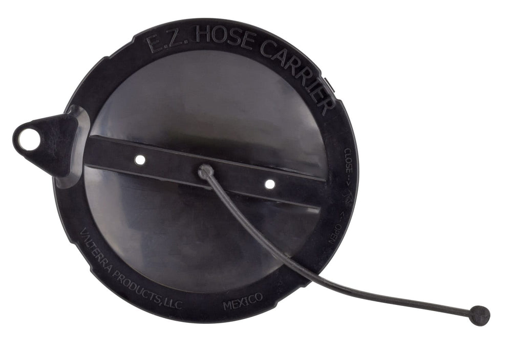 Valterra Cap & Strap for Adjustable Hose Carrier, Twist Lock, Black, Bulk