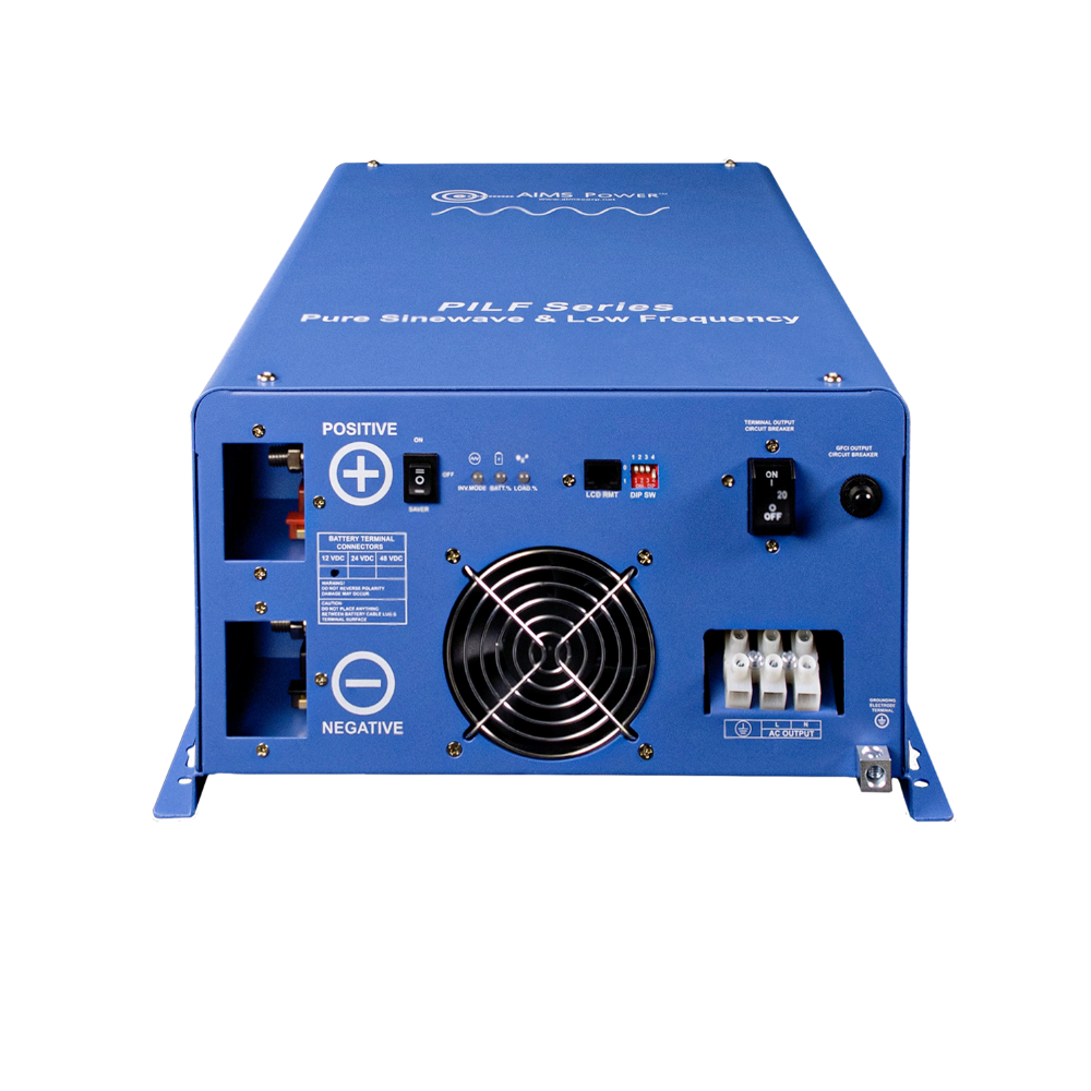 Industrial 2000 Watt 12V Low Frequency Pure Sine Inverter ETL Listed Conforms to UL458/CSA
