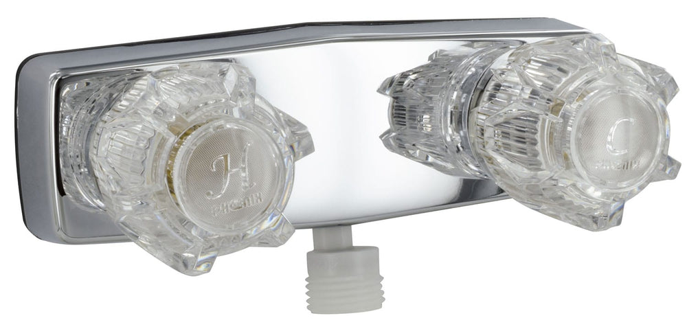 Phoenix, Shower Valve, “Vacuum Breaker, Chrome With Clear Acrylic Knob Handles