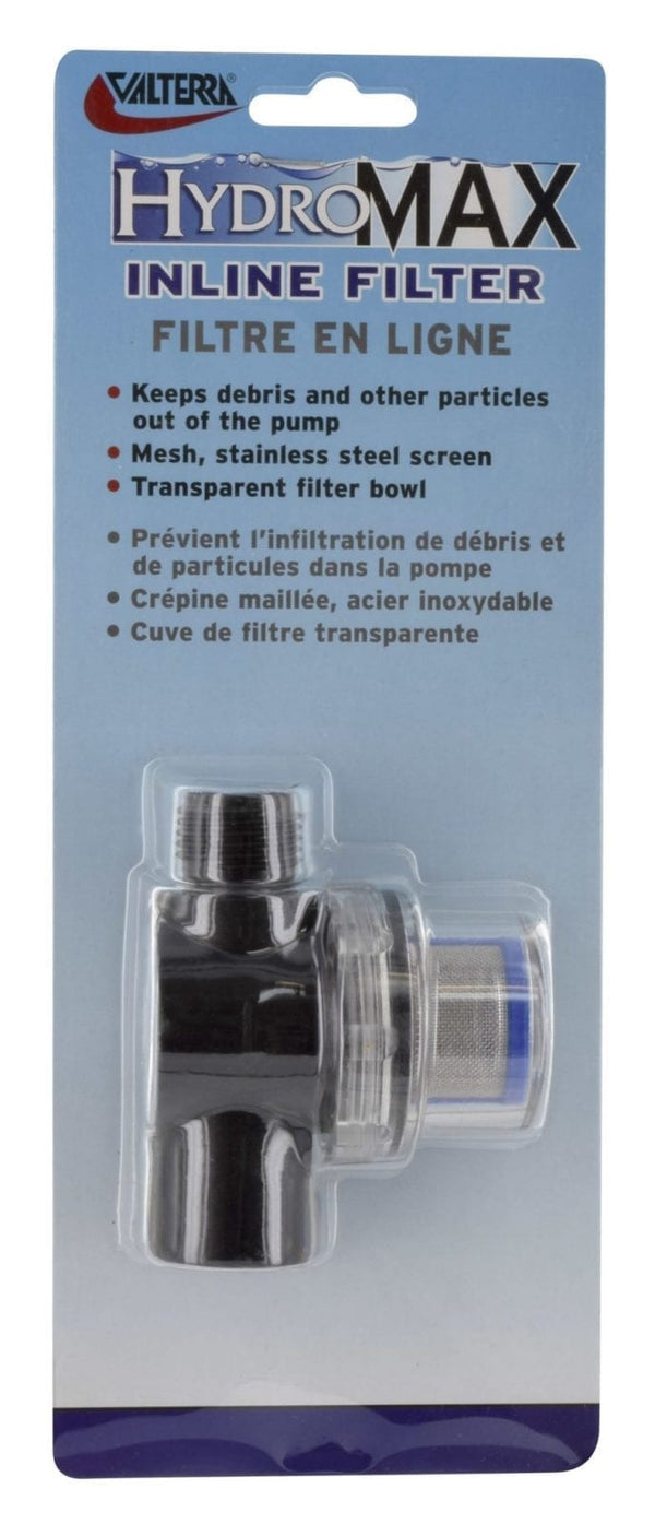 Valterra HydroMax Accessory – Inline Filter, Carded