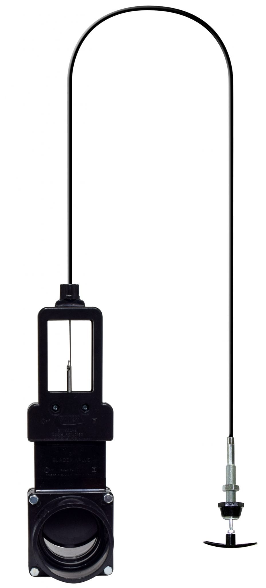 Valterra Cable Valve, 3″, Hub x Spigot With 96″ Cable