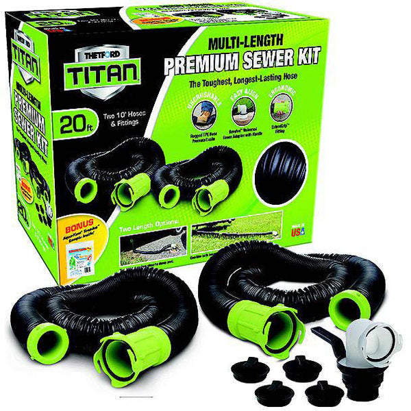 Thetford 17902 Titan 20' Pemium RV Sewer Kit System