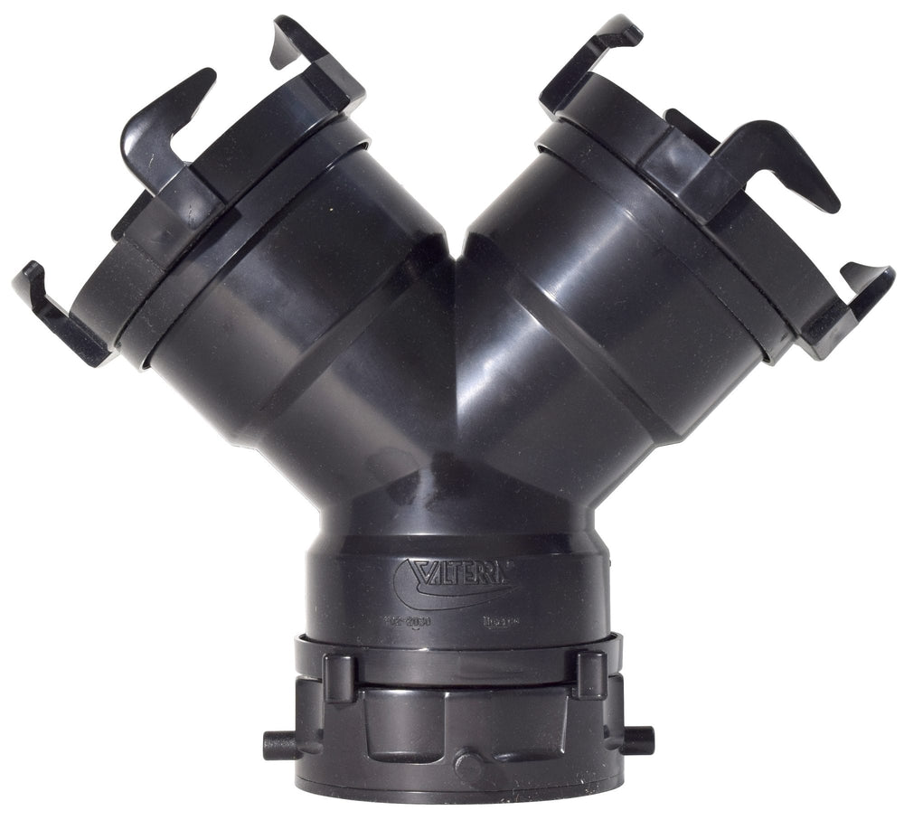 Valterra Rotating Wye, 3”, Black, Bulk