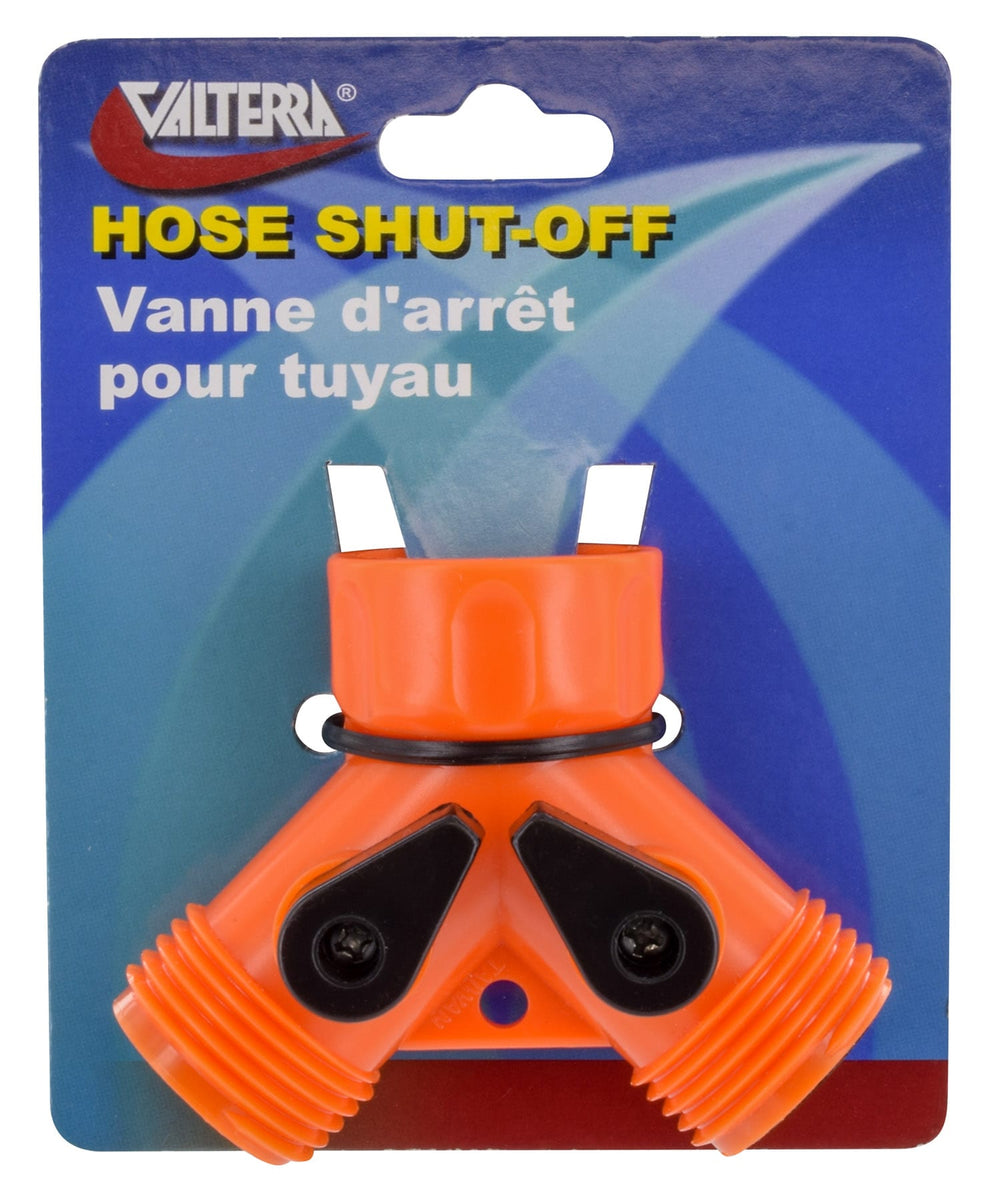 Valterra Double Hose Shutoff, Plastic, Carded