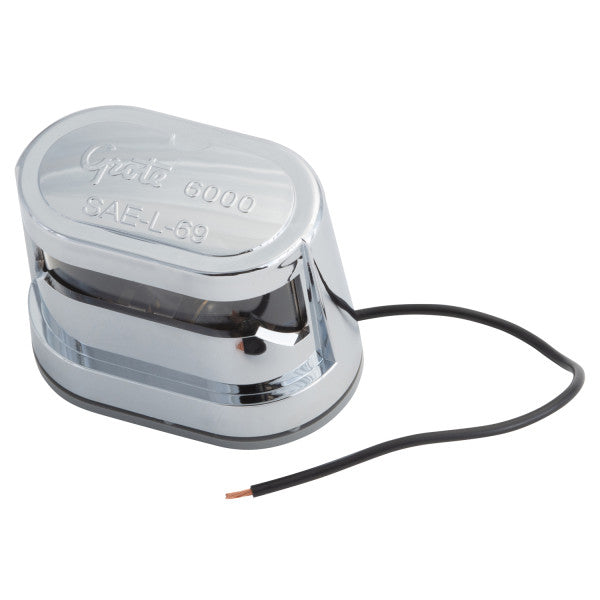 Grote 60011 Resealable License Lights, Triple Chrome