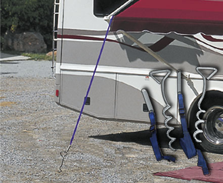 Carefree Awning Tie Downs