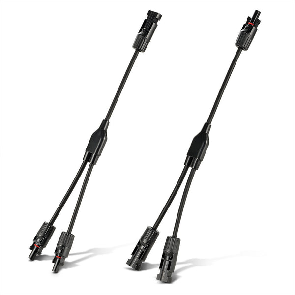 Rich Y Branch 2-to-1 Solar Panel Parallel Adapters