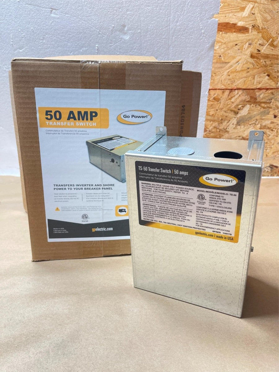 Go Power 50 Amp Transfer Switch
