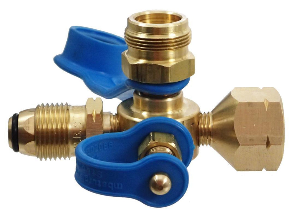 MB Sturgis 1/4" FIF and Disposable Cylinder Port Sturgis Propane Fittings