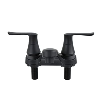 Empire Faucets Brass Dual Lever Handle Bathroom Sink Faucet