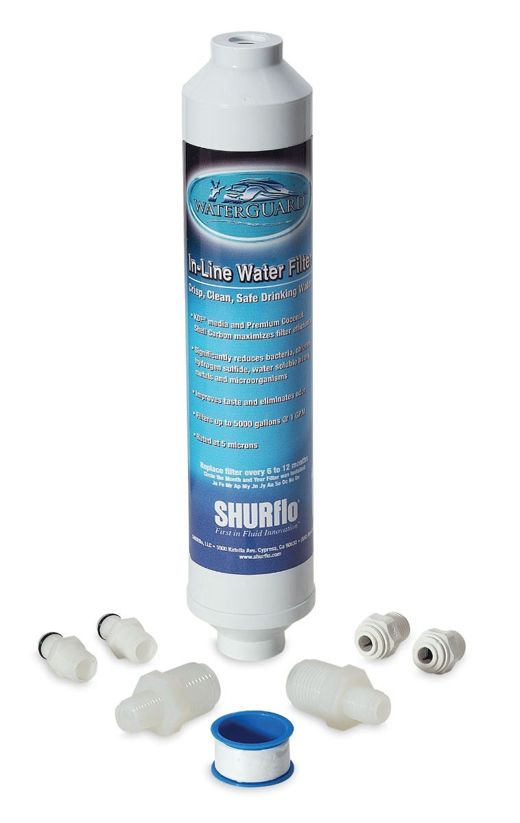 SHURFLO Universal Premium Water Filter Kit,White