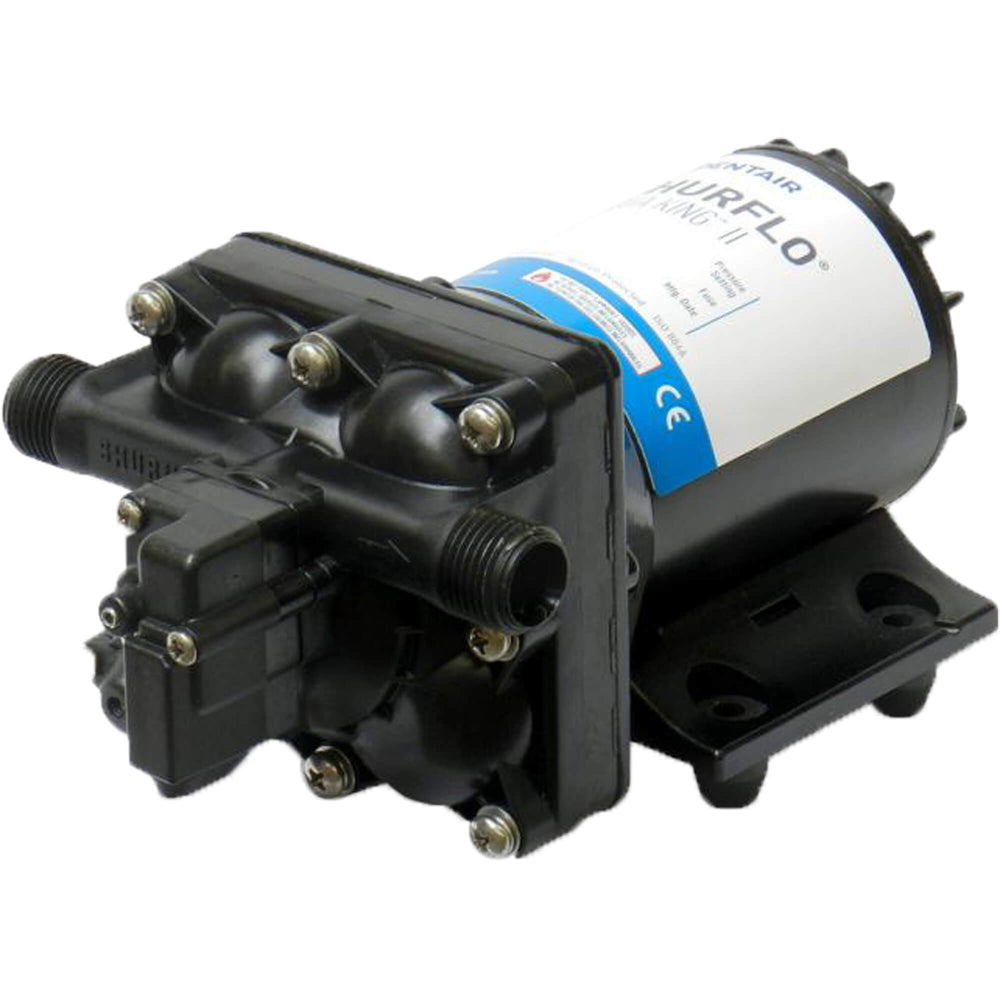 Shurflo 8-1/8 in. x 5 in. x 4-1/8 in. Aqua King II Black 55 PSI