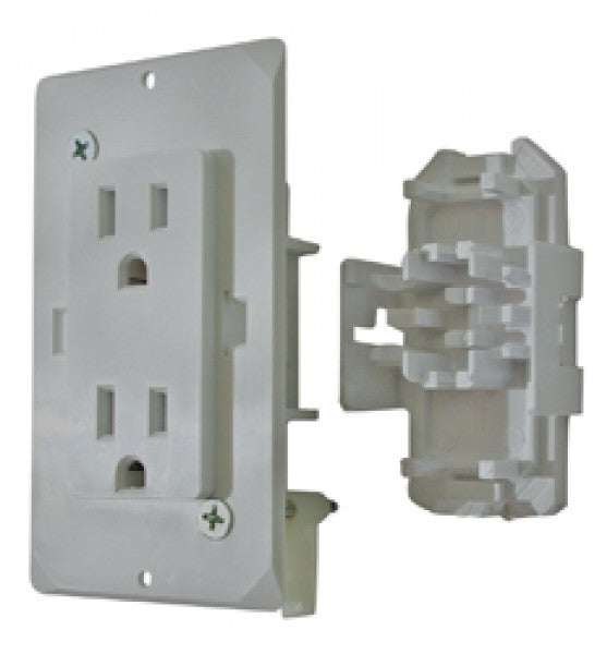 Valterra - 15 Amp Decor Receptacle With Cover - White