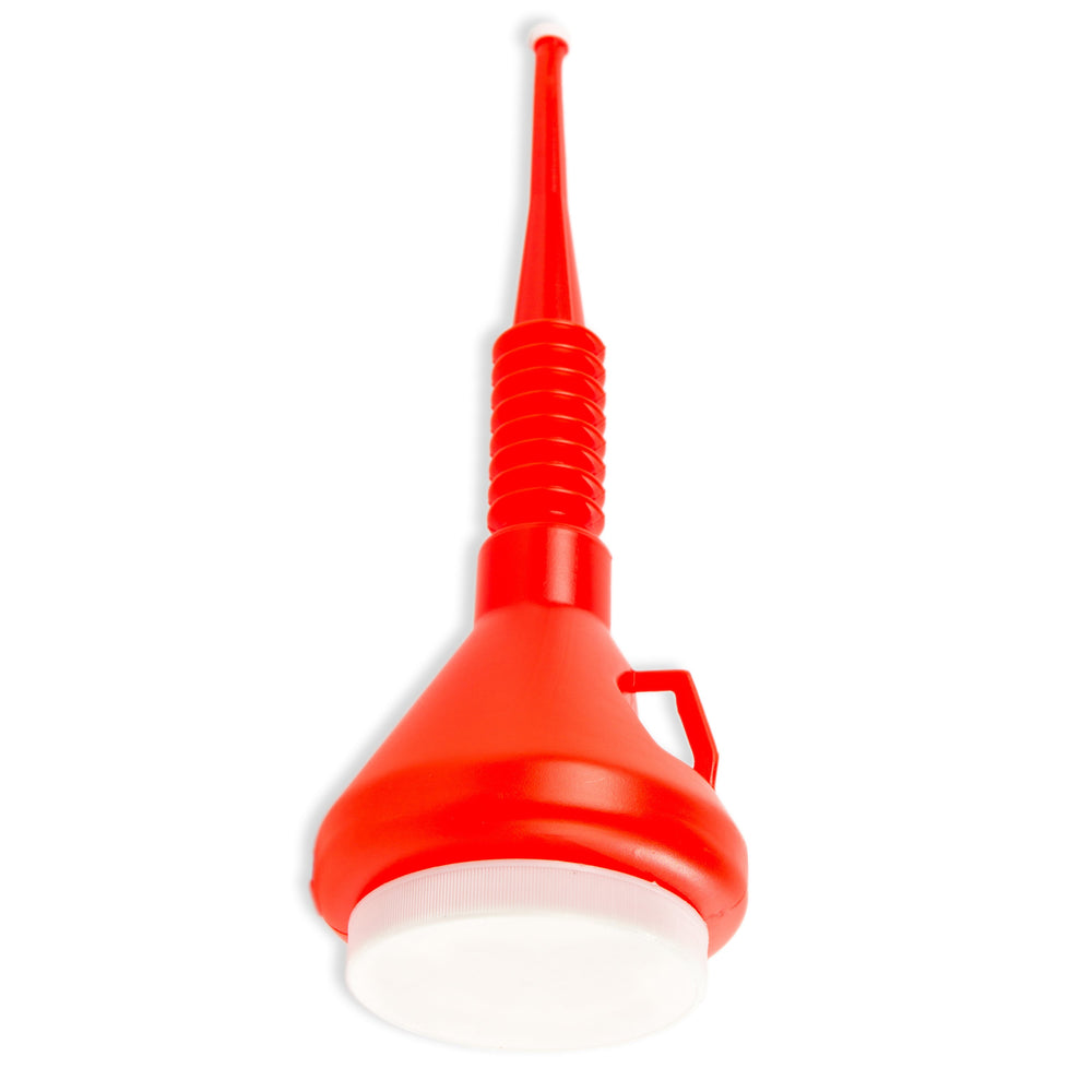 WirthCo 1 1/2-Quart Red Double Capped Funnel